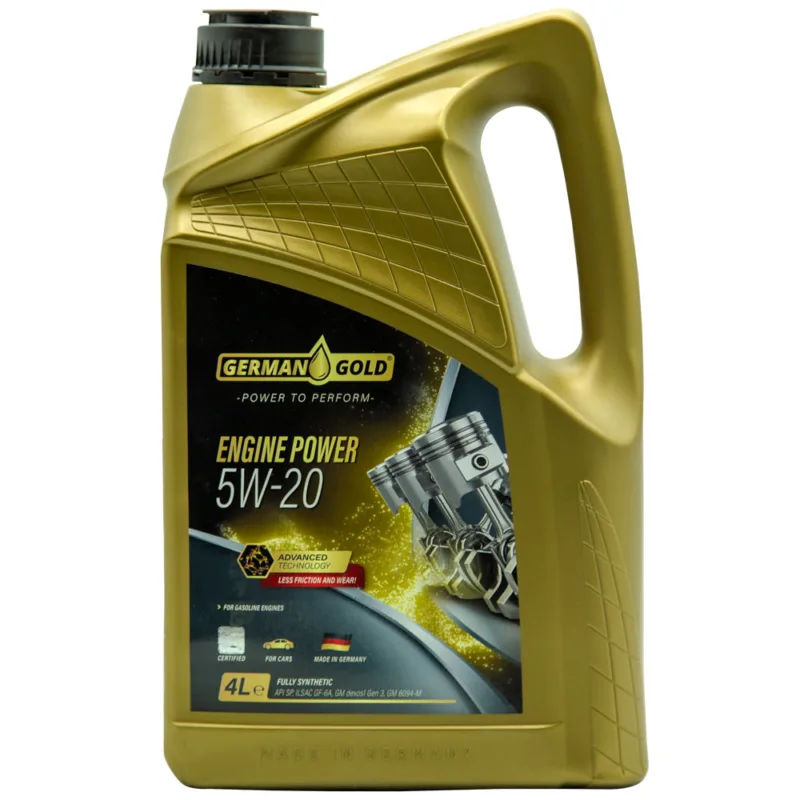 German Gold Engine Power SAE 5W-20, Full sintetik, 4 l