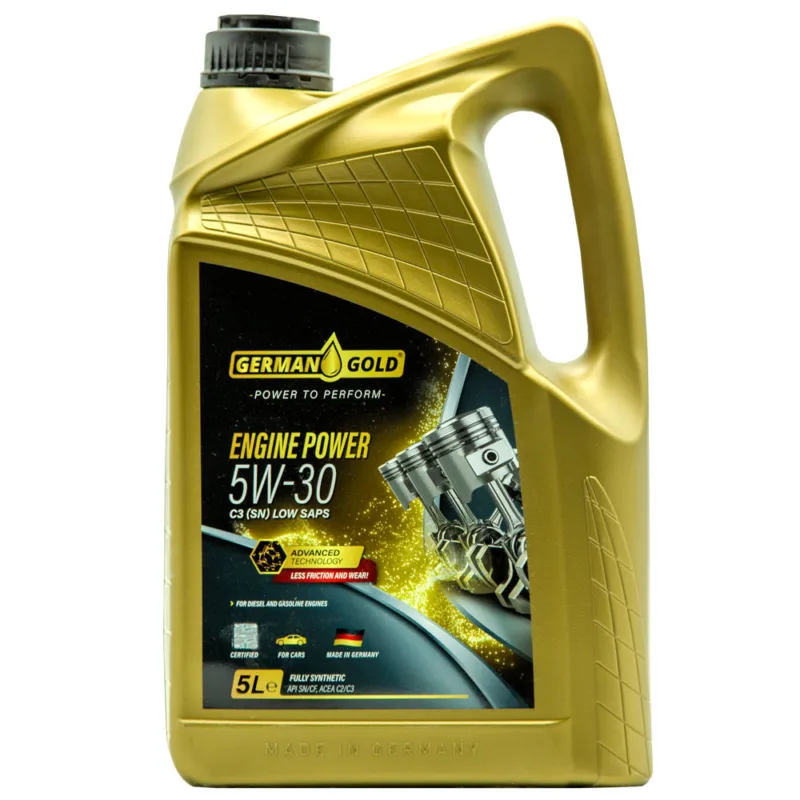 German Gold Engine Power SAE 5W-30 C3 Low SAPS, Full sintetik, 5 l