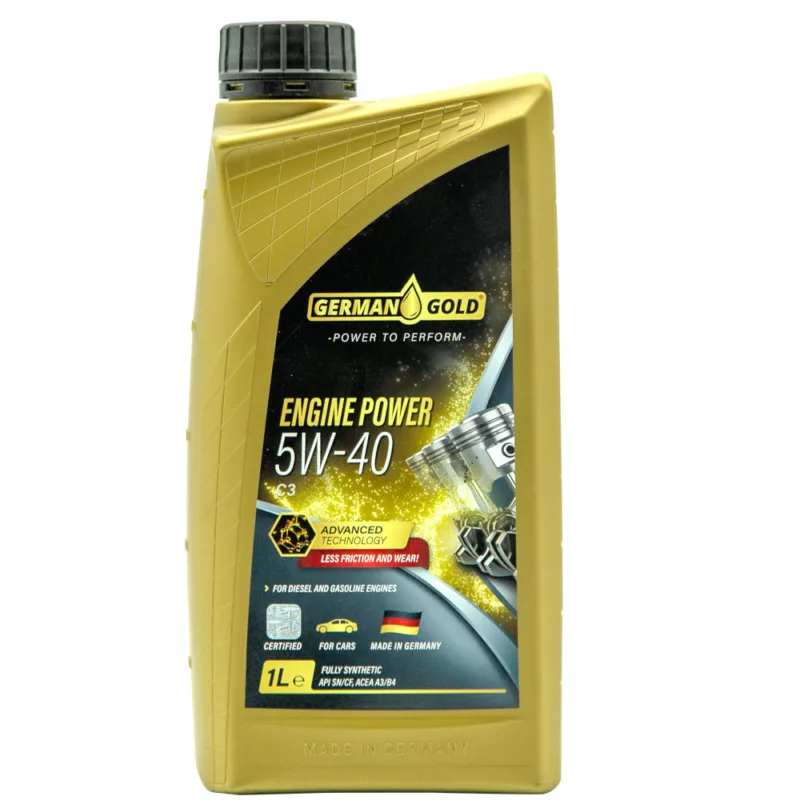German Gold Engine Power SAE 5W-40 C3, Full sintetik, 1 l